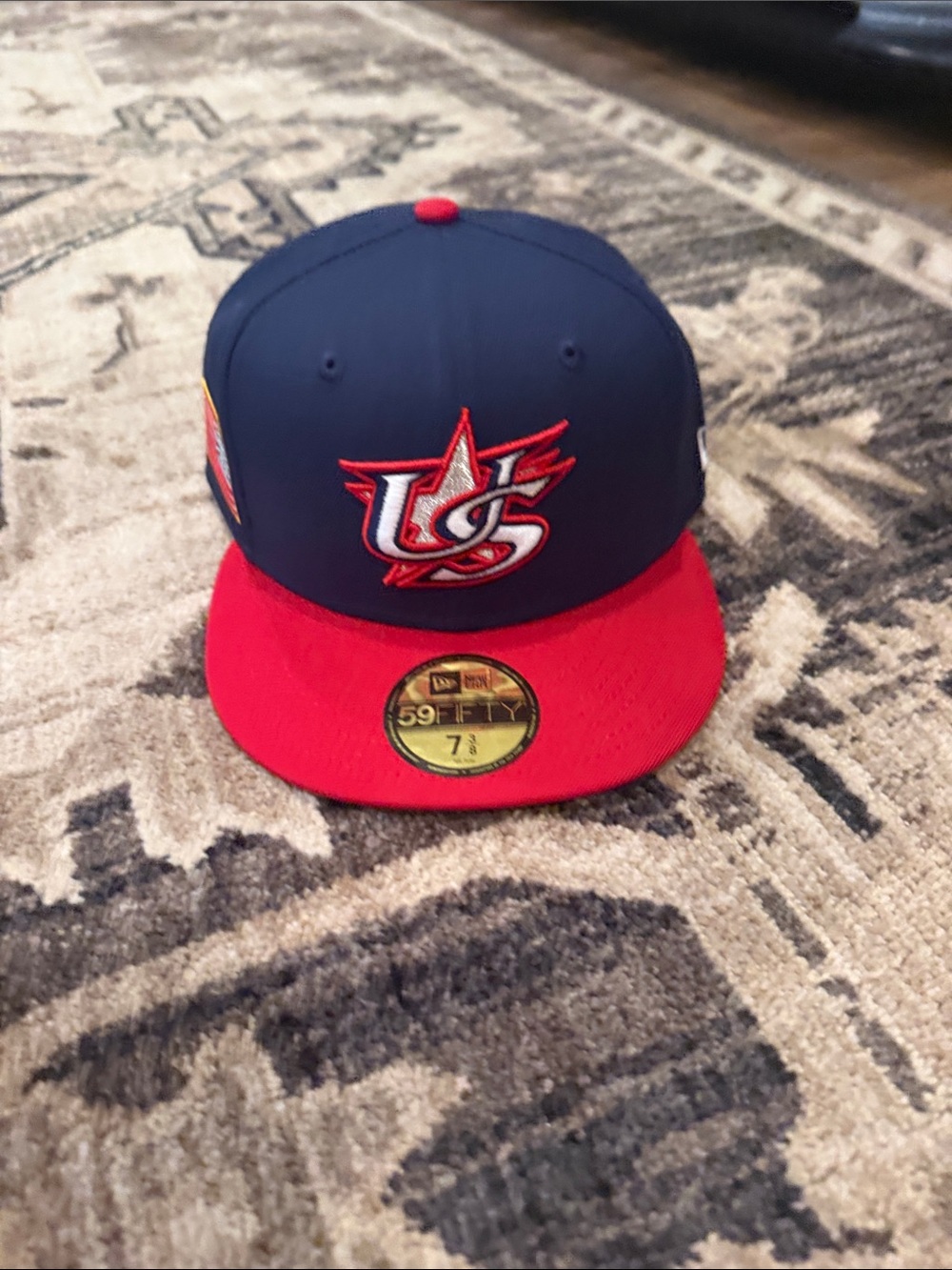 USA Baseball New Era 2026 World Baseball Classic 59FIFTY Fitted Hat - Size 7 3/8